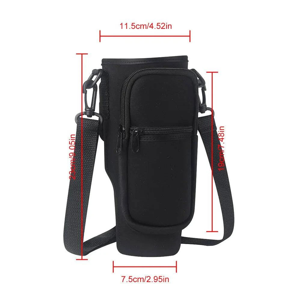 Neoprene Water Bottle Carrier Bag For Stanley Quencher Cup Sleeve with Adjustable Shoulder Strap Water Bottle Holder Pouch