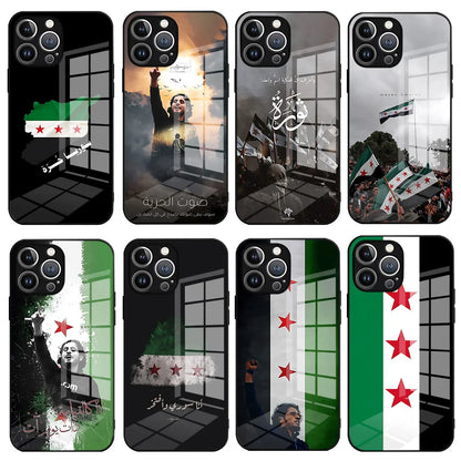 S-Syria Revolution Flag Phone Case For iPhone