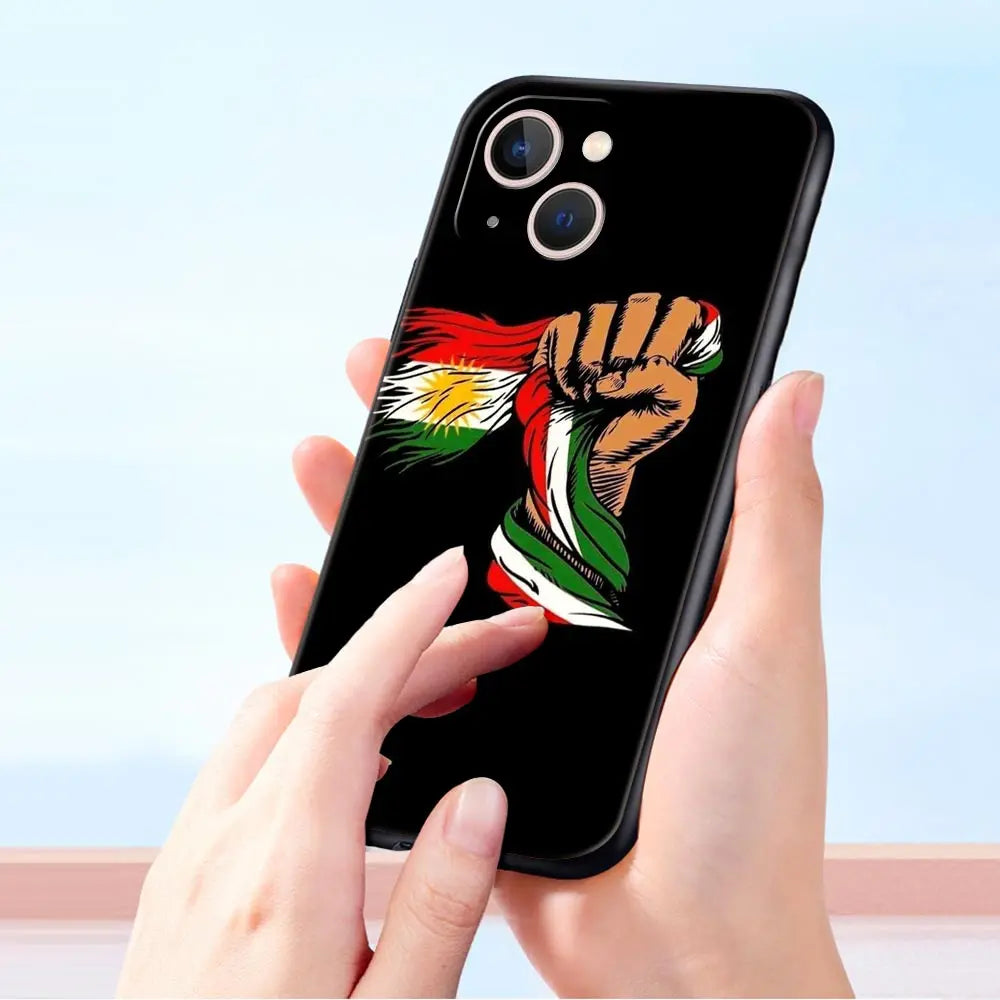 Phone Case Funda Luxury Kurdistan Flag - Mf trends