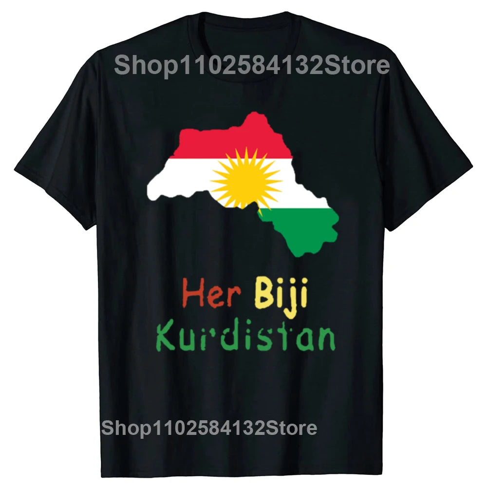 تيشرت هربجي كردستان مع الخريطة الكبرى - Mf trends
