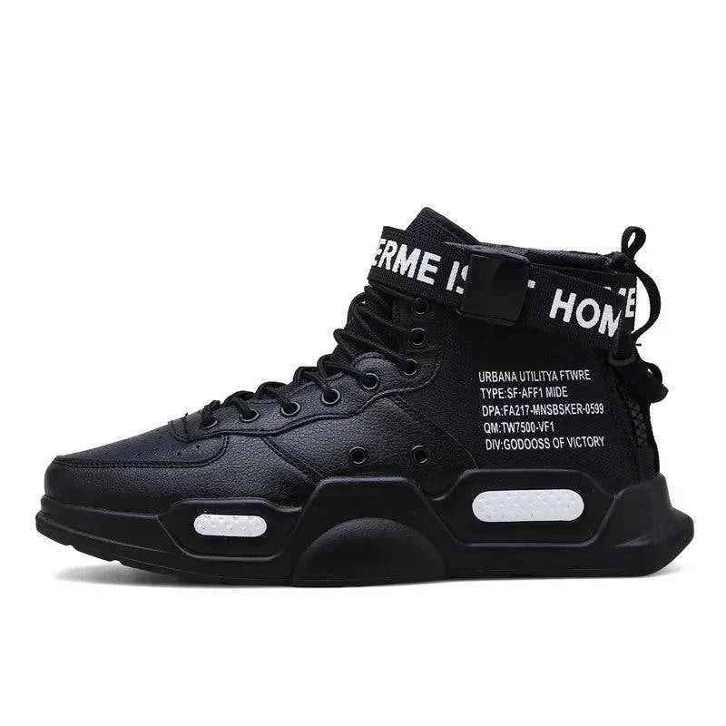 Brand Mens Casual Sneakers High-tops Sneakers Trendy Boys Basketball Sports Tennis Shoes Outdoor Off-road Shoes Couple Sneakers