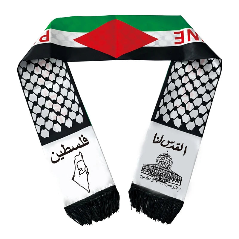 لفحة بعلم فلسطين والكوفية - Mf trends