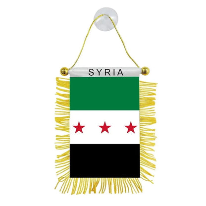 Syrian Three-Star Custom Scarf Banner