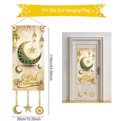 Eid Mubarak Decor Banner 2025 Kareem Ramadan Decor