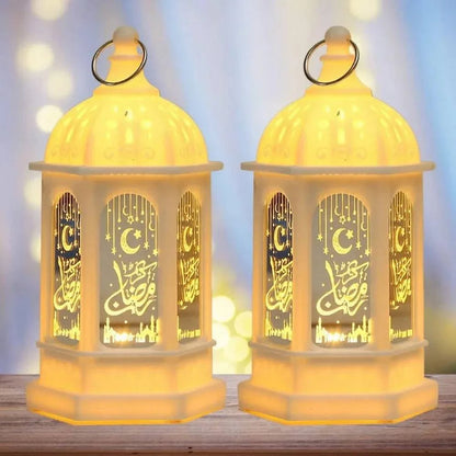 Muslim Ramadan Lantern Decor Ornament EID Mubarak LED