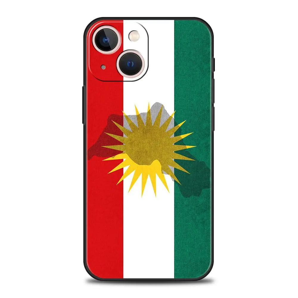 Phone Case Funda Luxury Kurdistan Flag - Mf trends