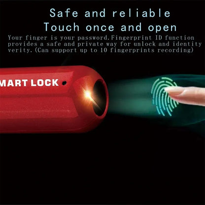 Mini Fingerprint Padlock USB ،My bags, doors and suitcases - Mf trends