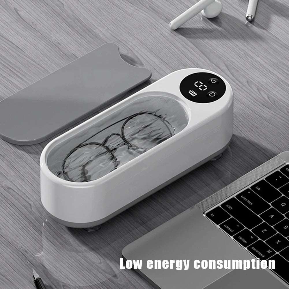 "Portable Ultrasonic Cleaner - Perfect for Makeup Brushes, Glasses, and Watches"