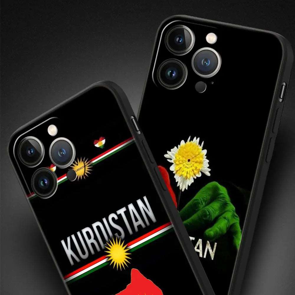 Phone Case Funda Luxury Kurdistan Flag