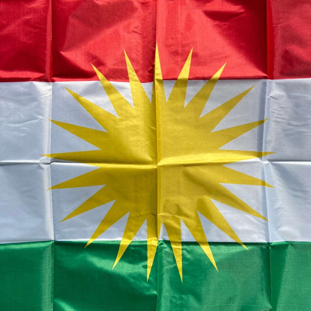 علم كردستان بطول   90*150cm - Mf trends