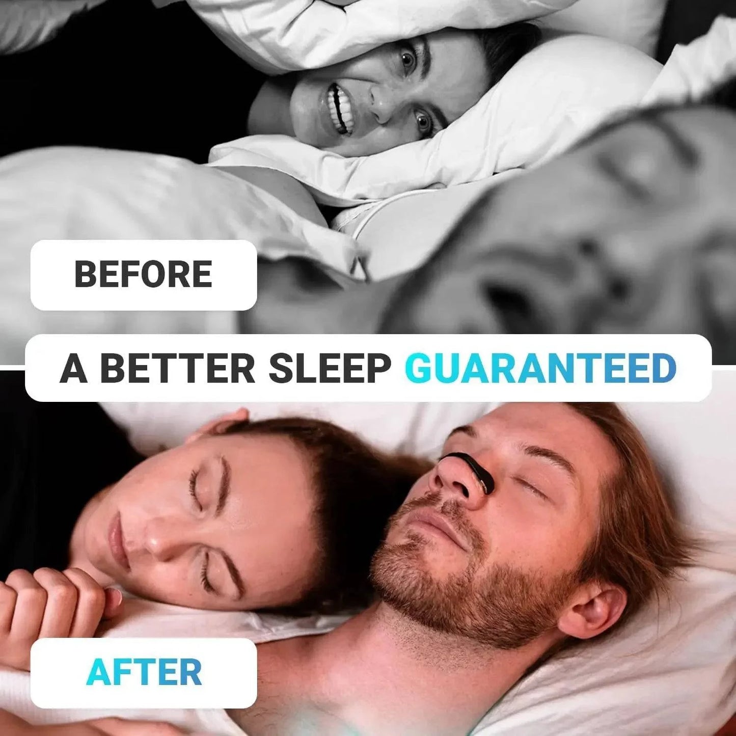 Anti-Snoring Magnetic Nose Clip - Improve Breathing & Sleep