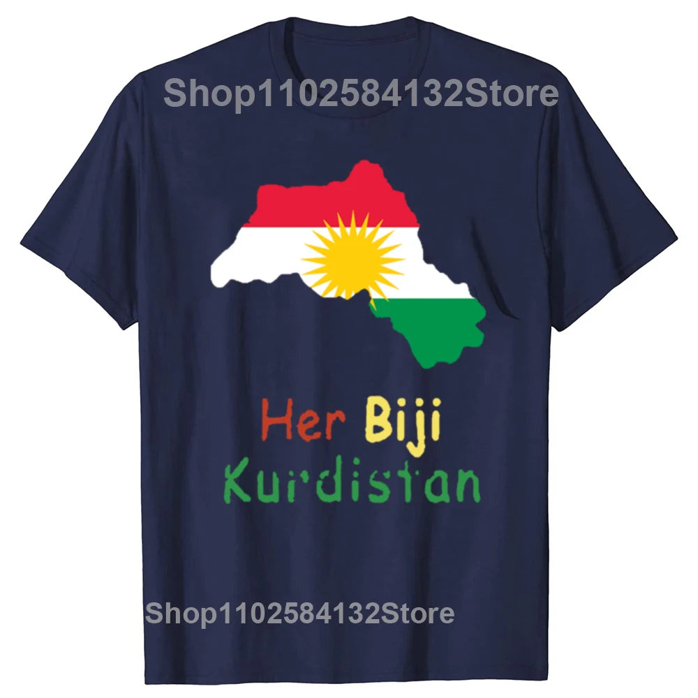 تيشرت هربجي كردستان مع الخريطة الكبرى - Mf trends