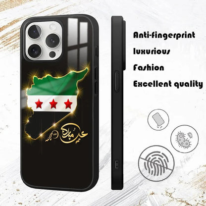 Syrian Revolution Flag Phone Case For iPhone