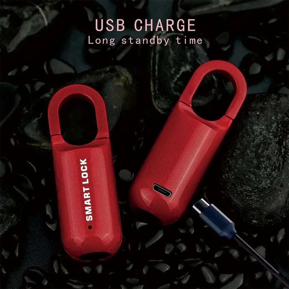 Mini Fingerprint Padlock USB ،My bags, doors and suitcases