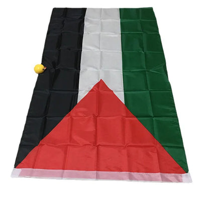 (1pc)90 * 150cm Polyester Palestinian National Flag, Festival Outdoor Election Parade Flag - Mf trends