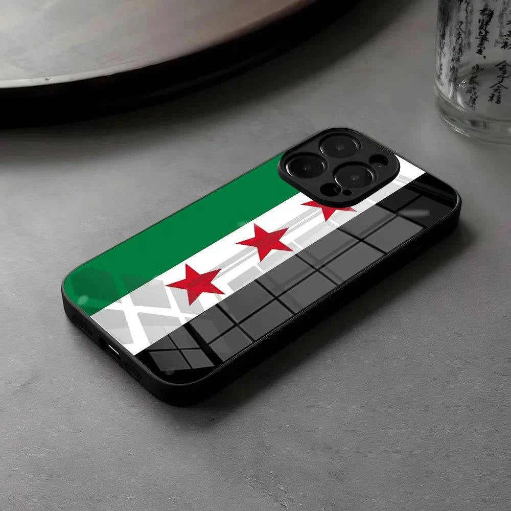 S-Syria Revolution Flag Phone Case For iPhone