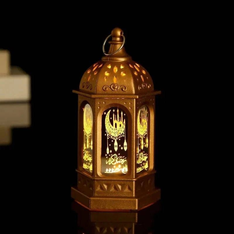 Muslim Ramadan Lantern Decor Ornament EID Mubarak LED