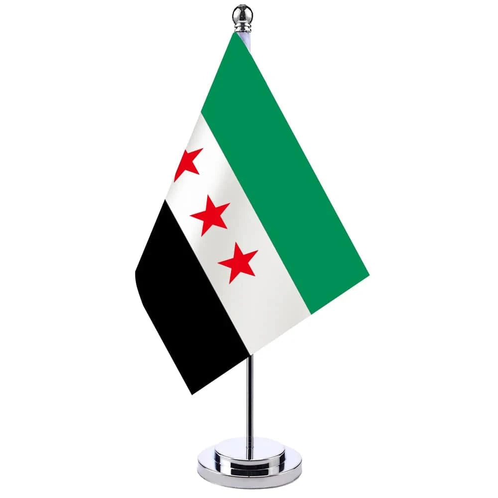 Syrian Three-Star Custom Scarf Banner