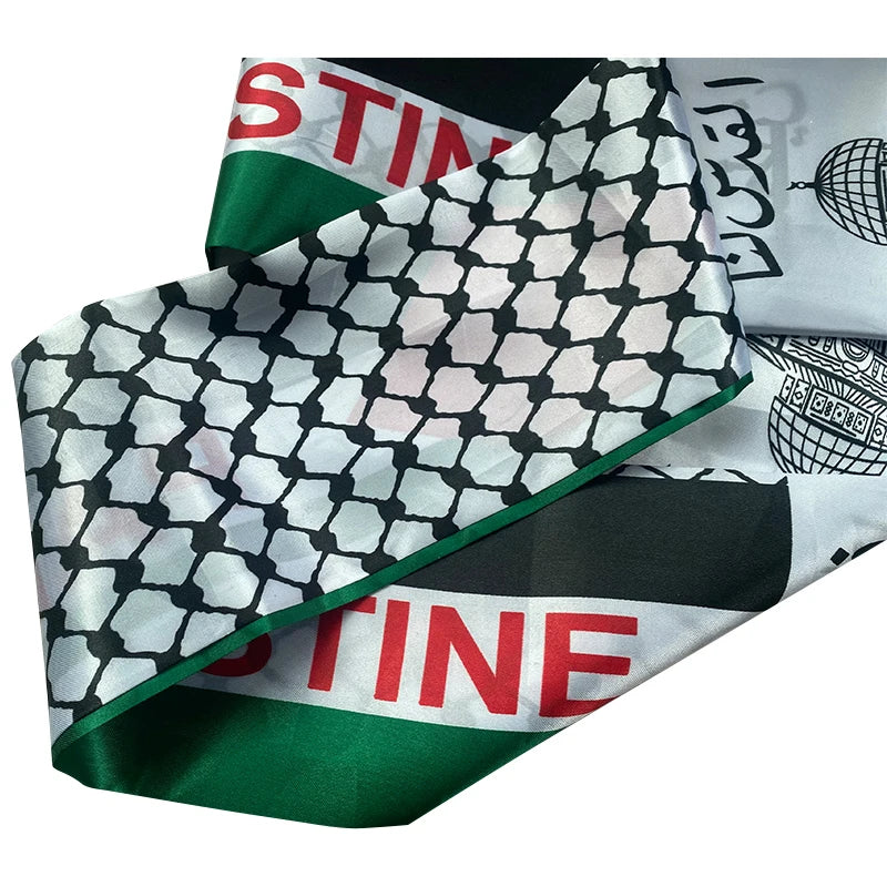 لفحة بعلم فلسطين والكوفية - Mf trends