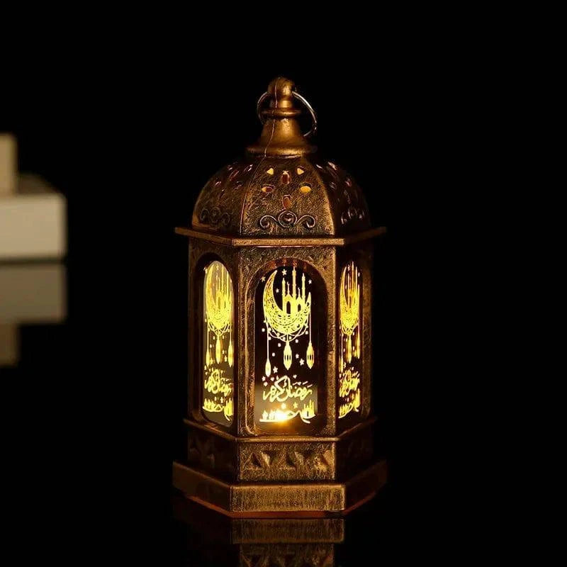 Muslim Ramadan Lantern Decor Ornament EID Mubarak LED