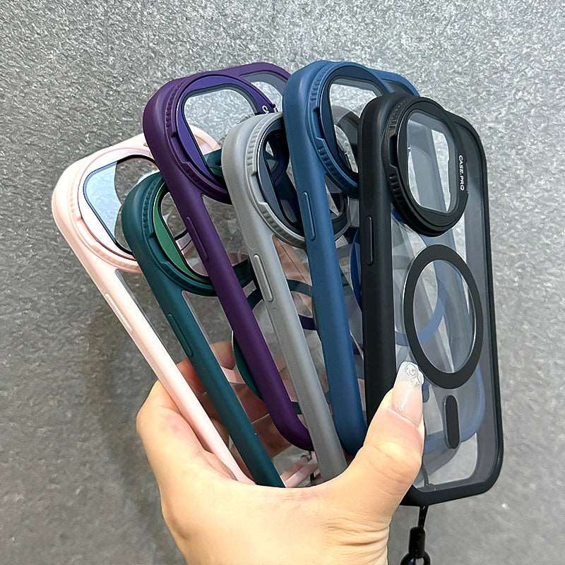 Magnetic Fold Glass Case for iPhone with Magsafe.