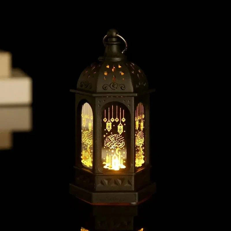 Muslim Ramadan Lantern Decor Ornament EID Mubarak LED