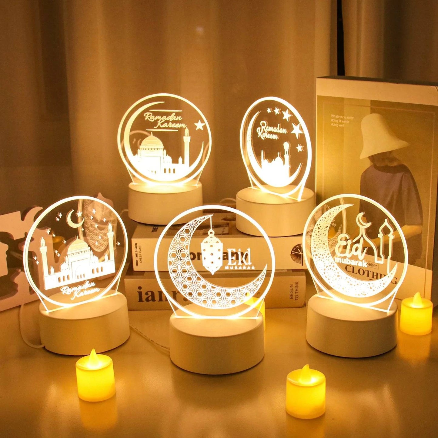 EID Night Light Mubarak Ramadan Decoration For Home 2025