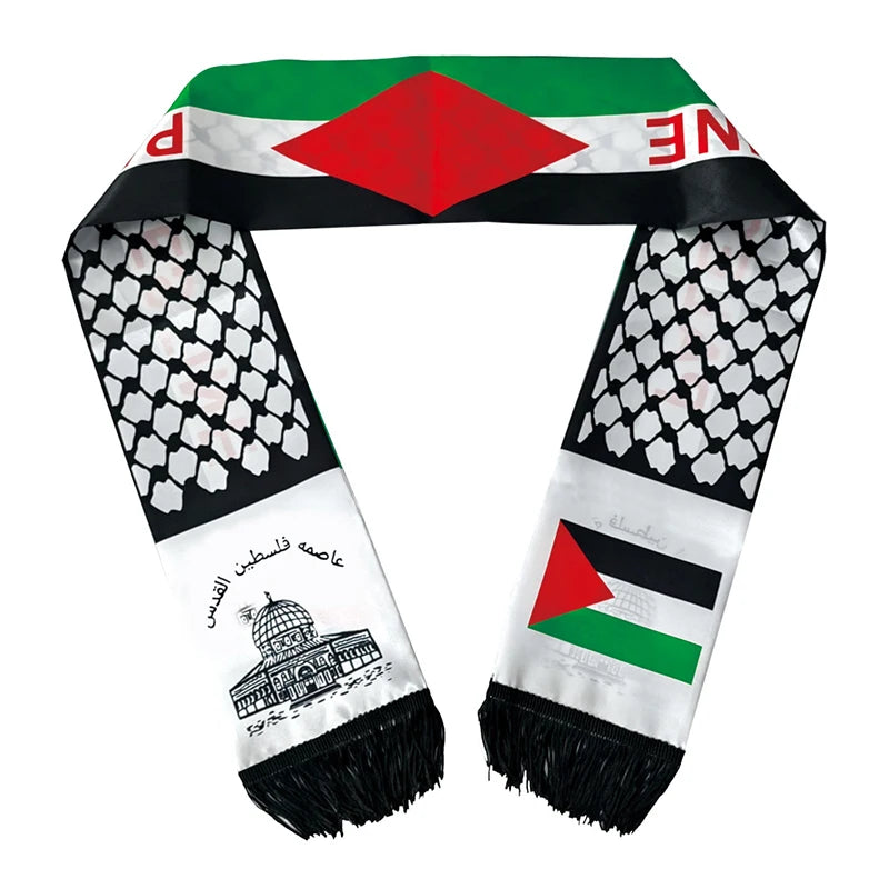 لفحة بعلم فلسطين والكوفية - Mf trends